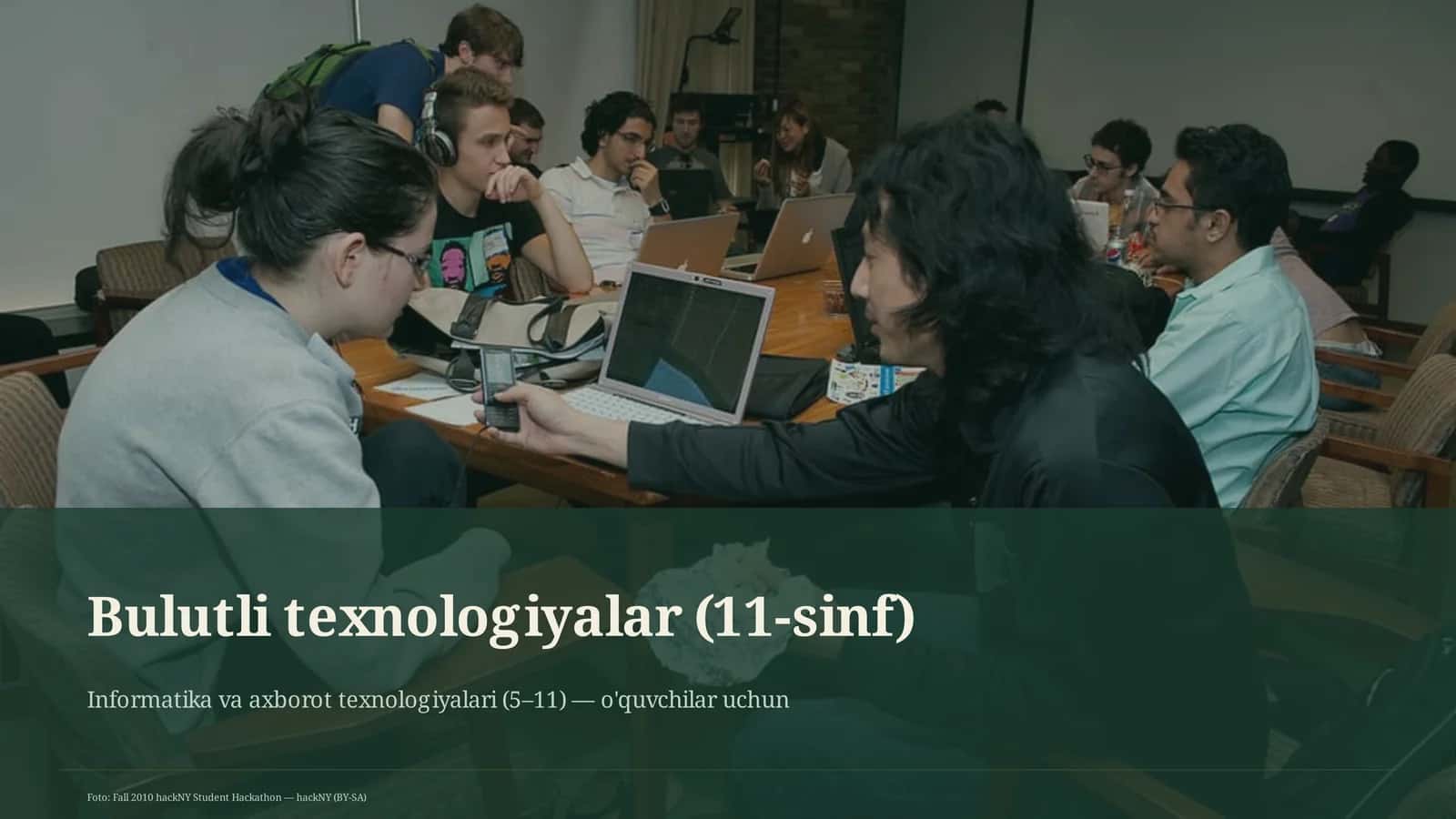 Bulutli texnologiyalar (11-sinf) 1