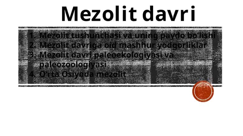 Mezolitdavri 1