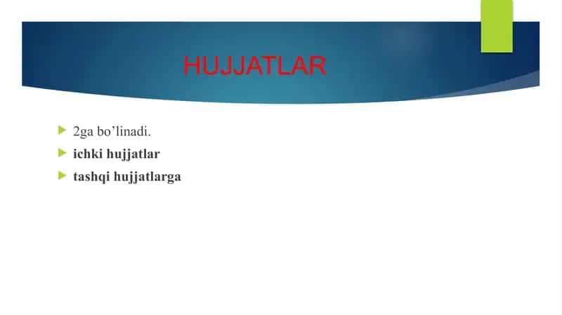 Hujjatlar 1