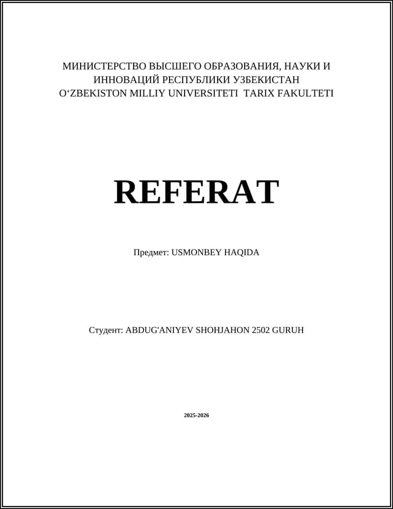 USMONBEY HAQIDA 1