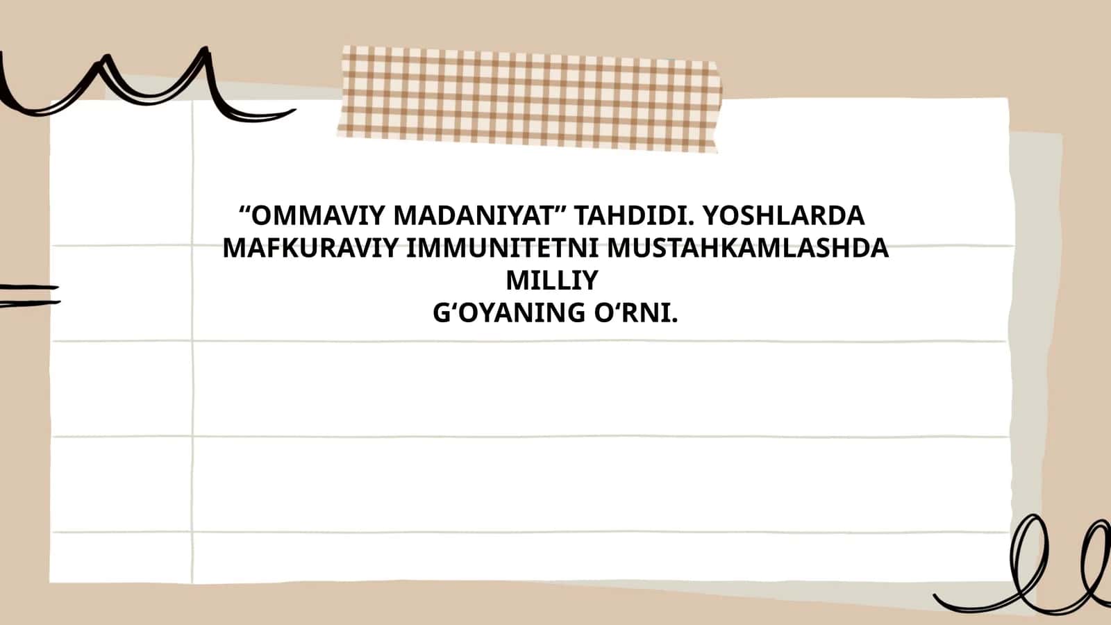 Ommaviy madaniyatning yoshlar dunyoqarashiga ta'siri 1