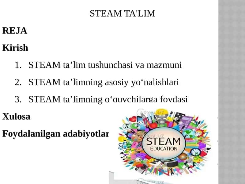 STEAM TA'LIM 1
