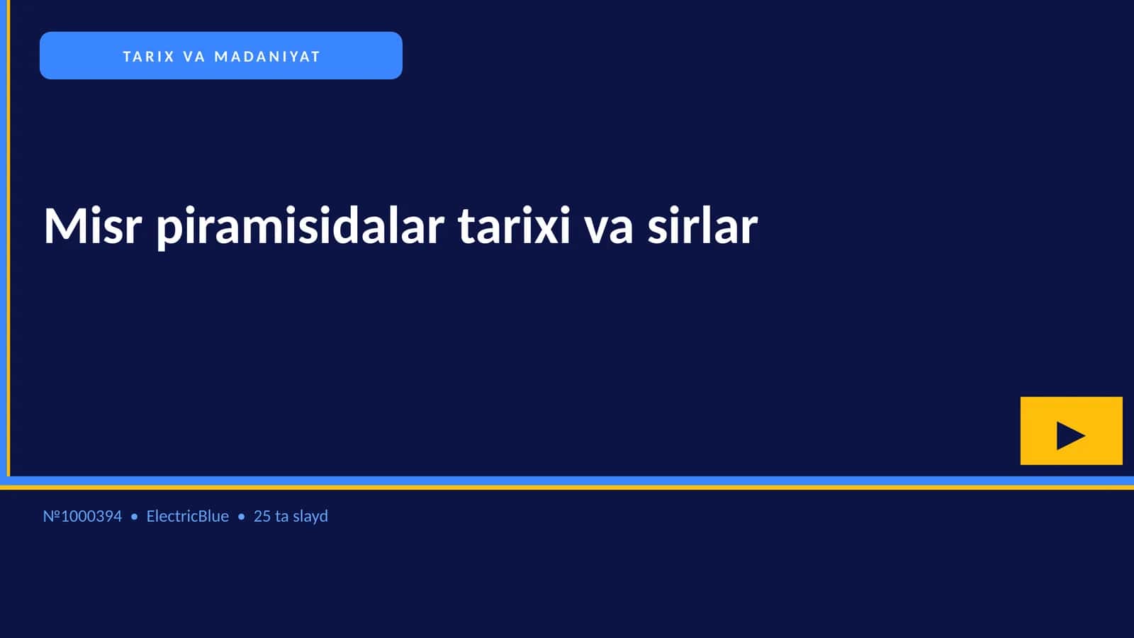 Misr piramisidalar tarixi va sirlar 1