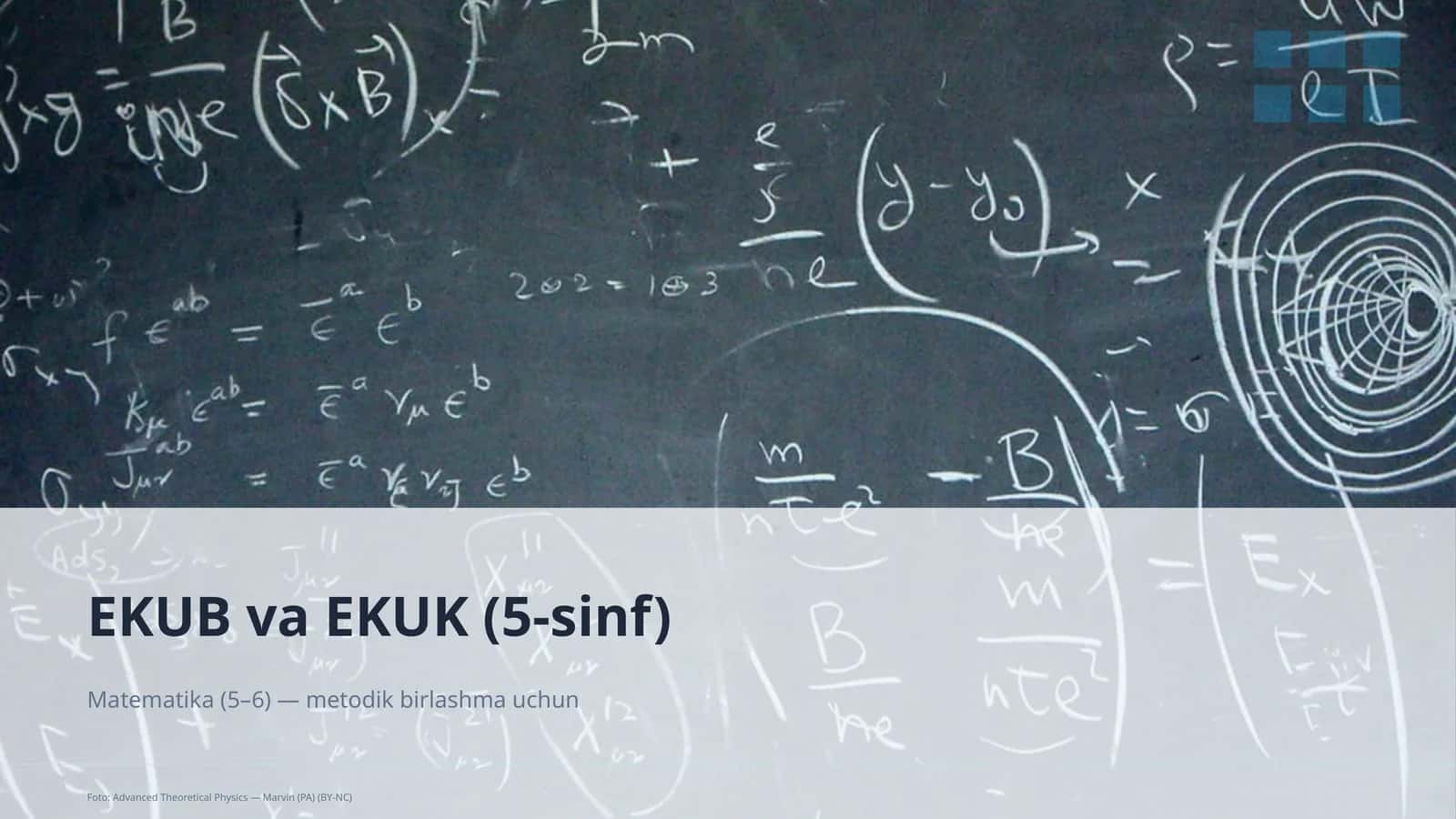 EKUB va EKUK (5-sinf) 1