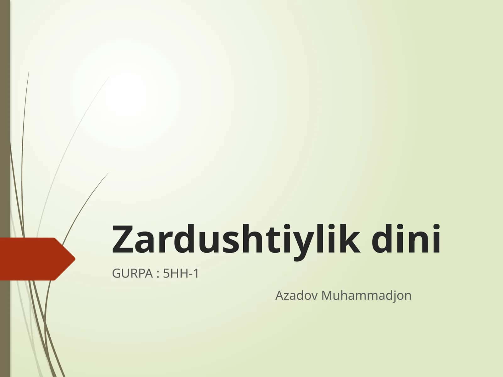 Zardushtiylikdini 1