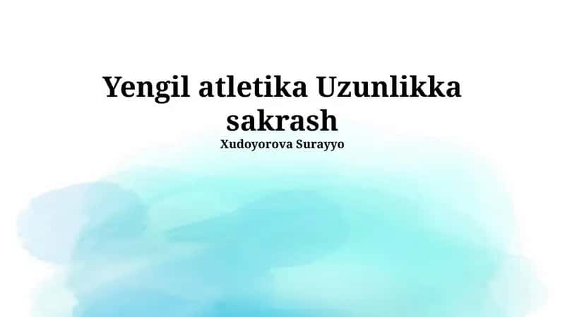 Havoda parvoz 1