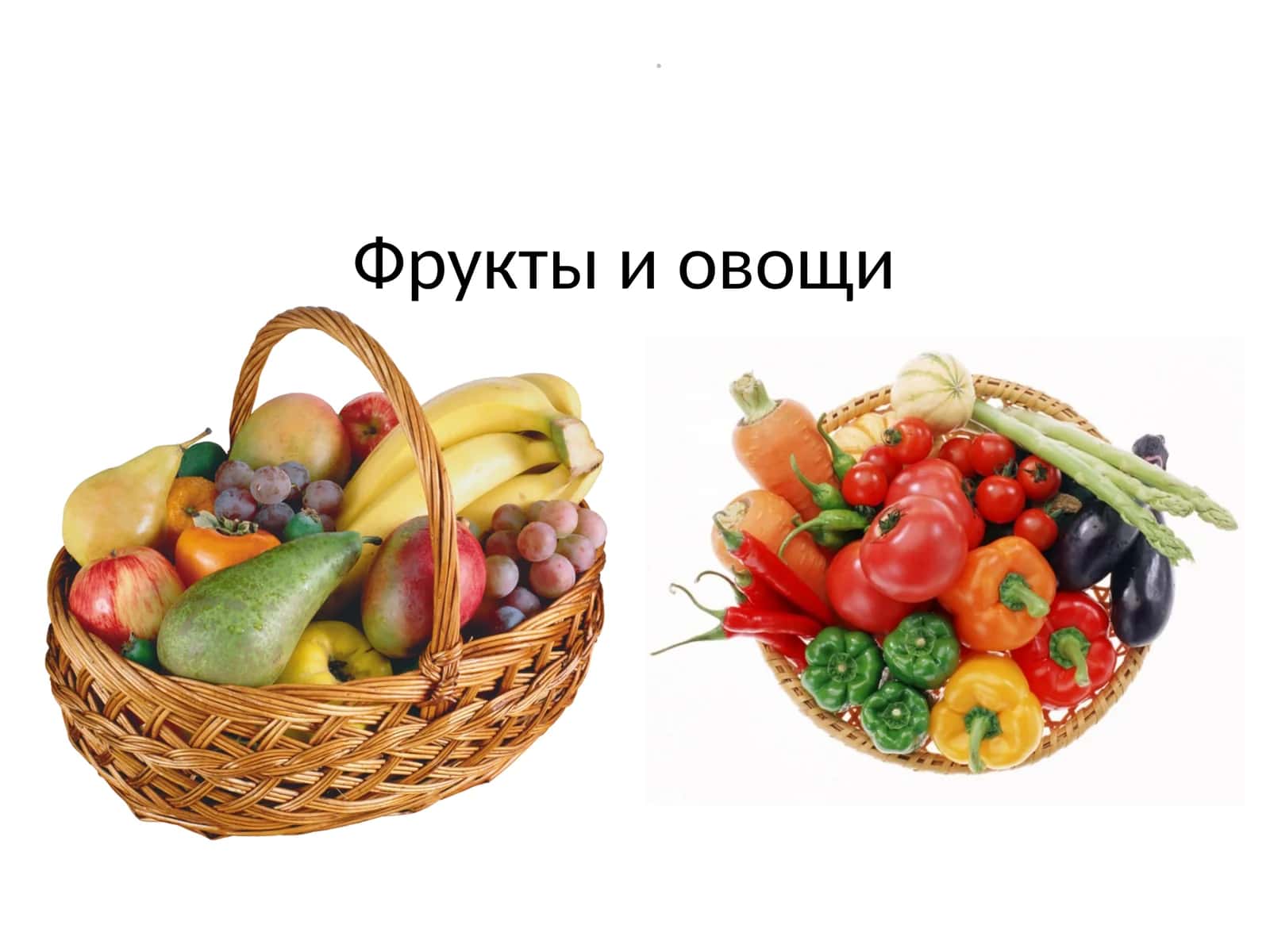 Фрукты и овощи 1