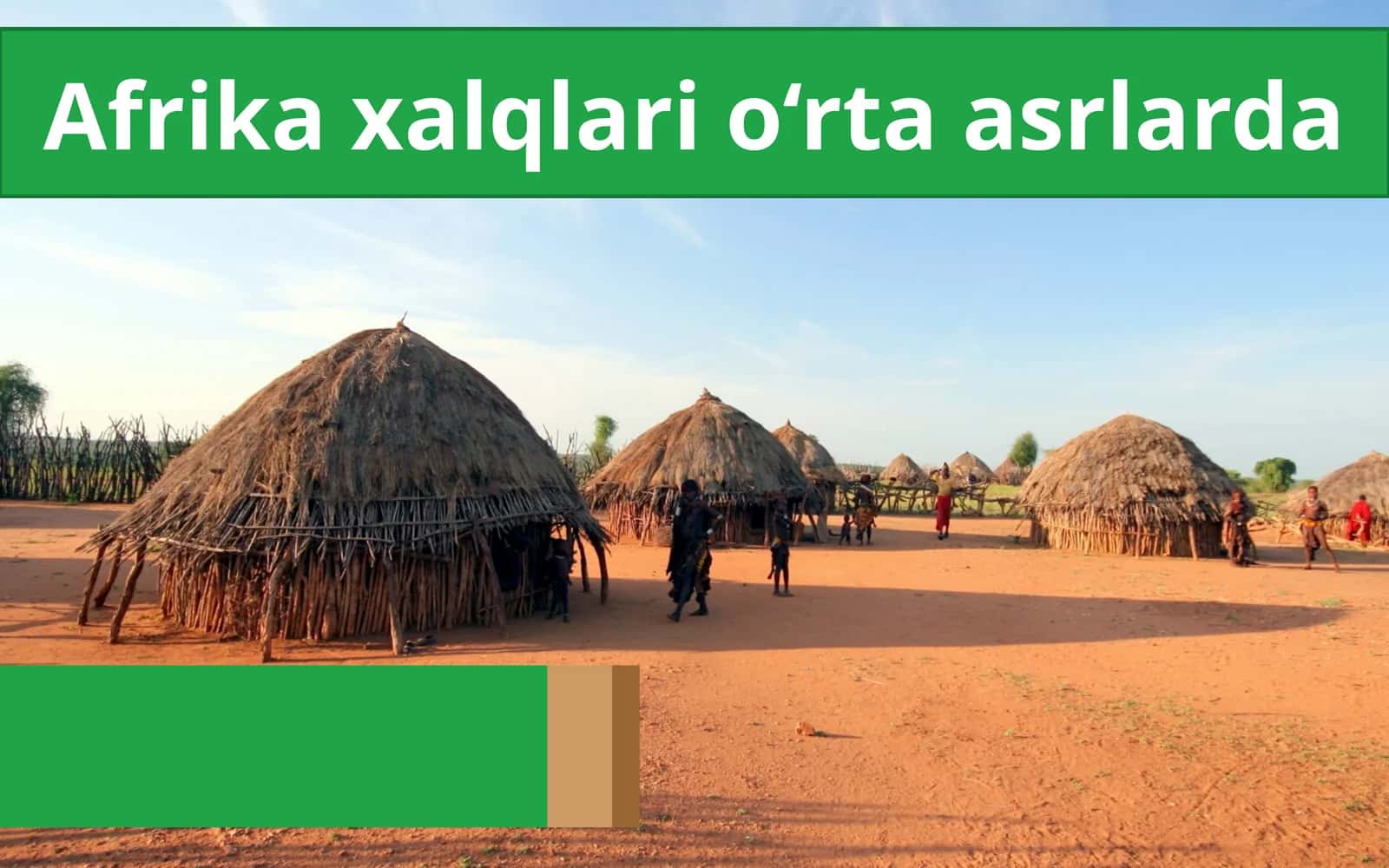Afrika xalqlari o‘rta asrlarda 1