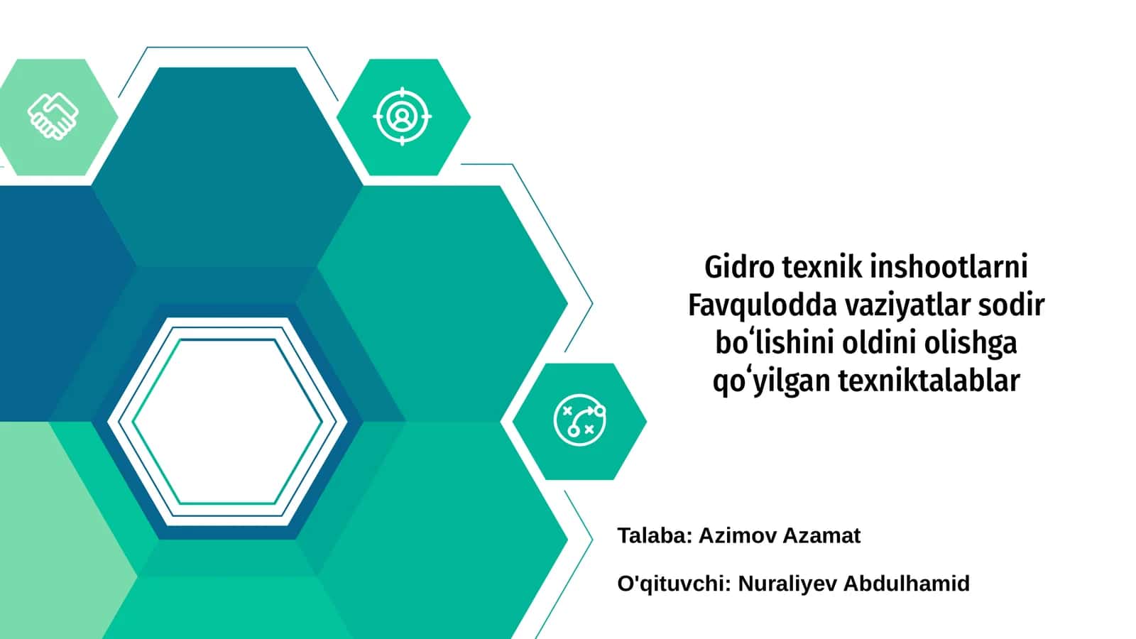 Gidro texnik inshootlar xavfsizligi 1