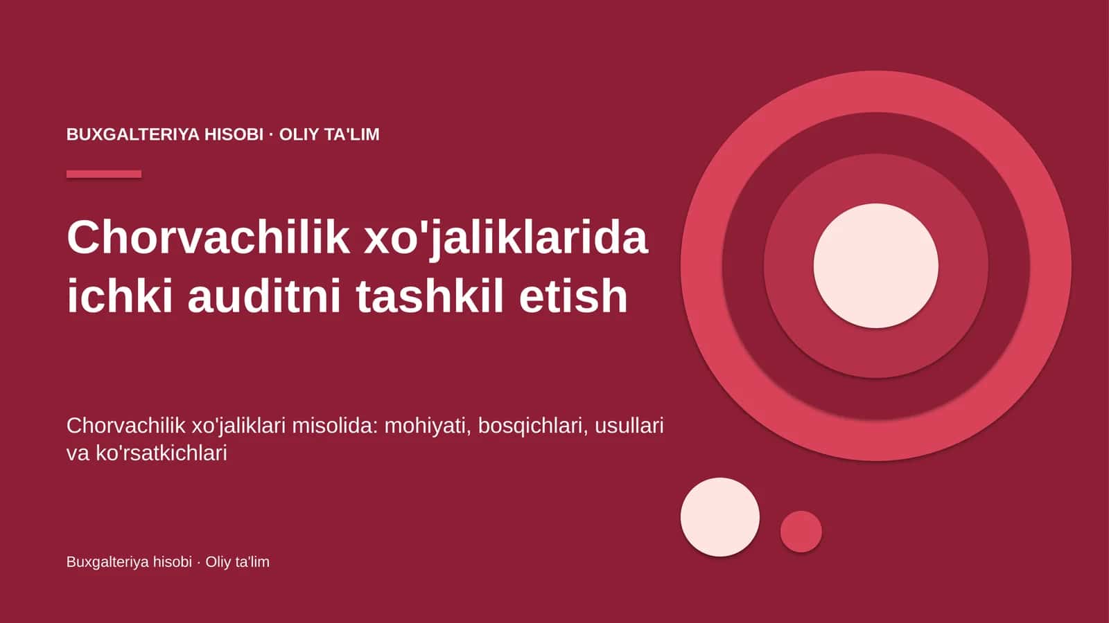 chorvachilik xo'jaliklarida ichki auditni tashkil etish 7357 1