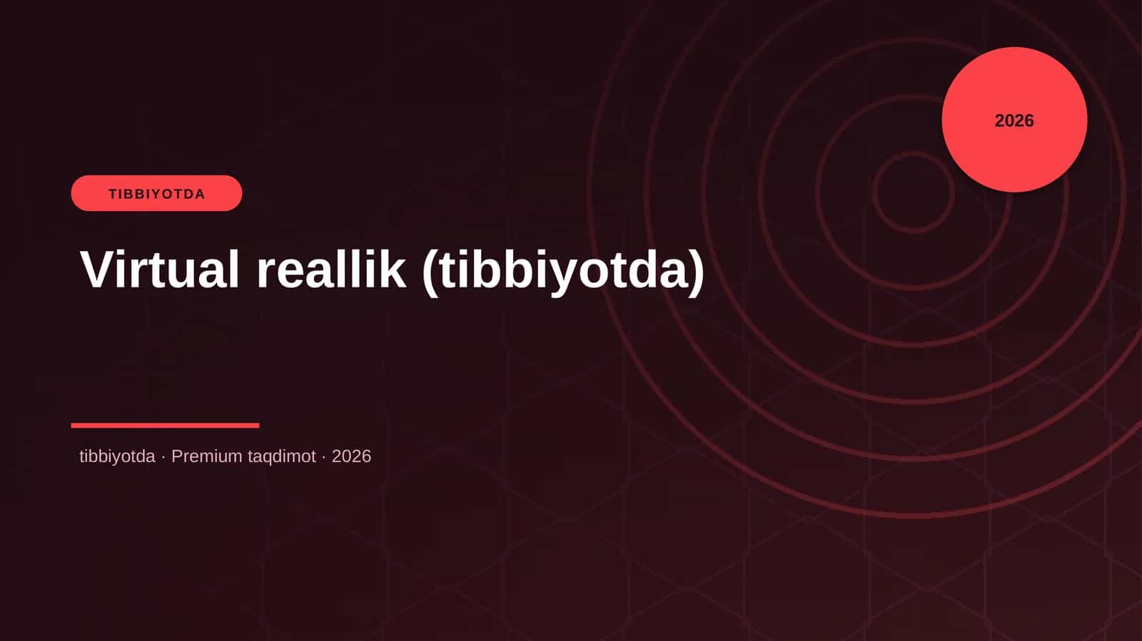 Virtual reallik (tibbiyotda) 1