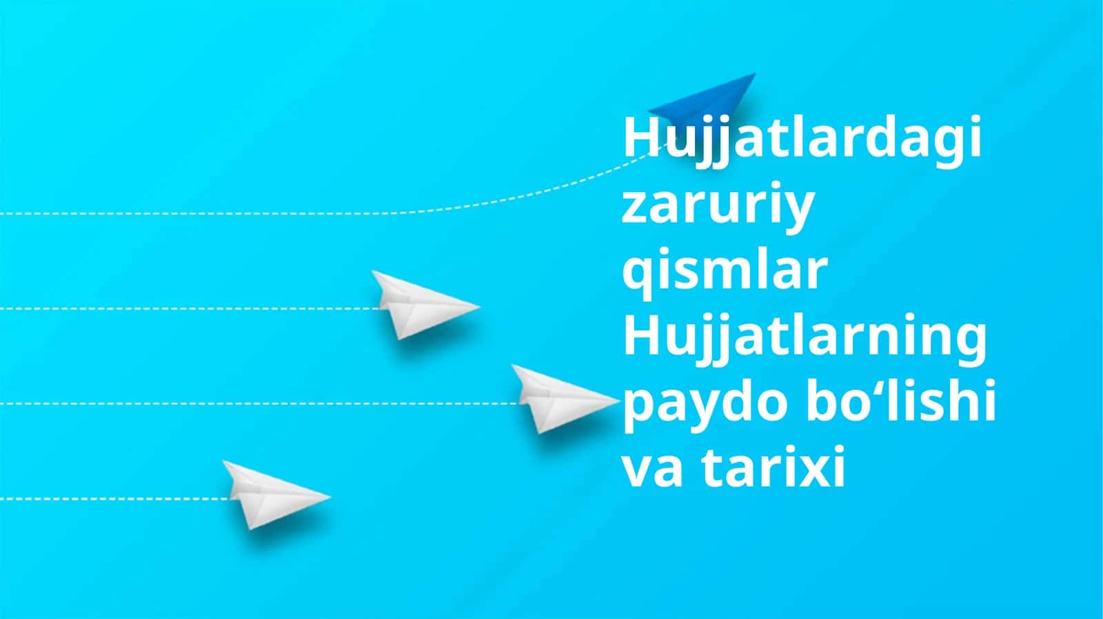 Hužjatning formatlari va texnologiyalari 1