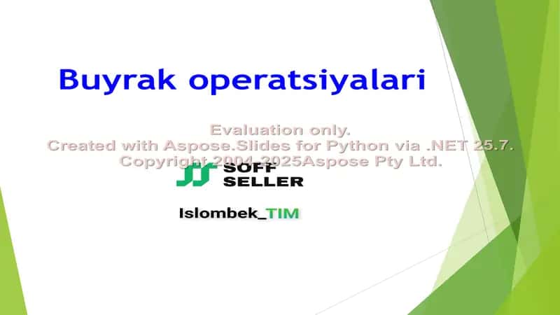Buyrak operatsiyalari 1