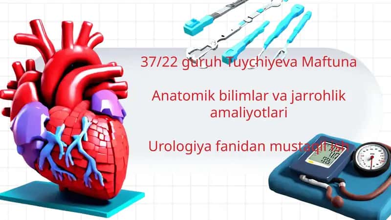 Anatomik bilimlar va jarrohlik amaliyotlari 1