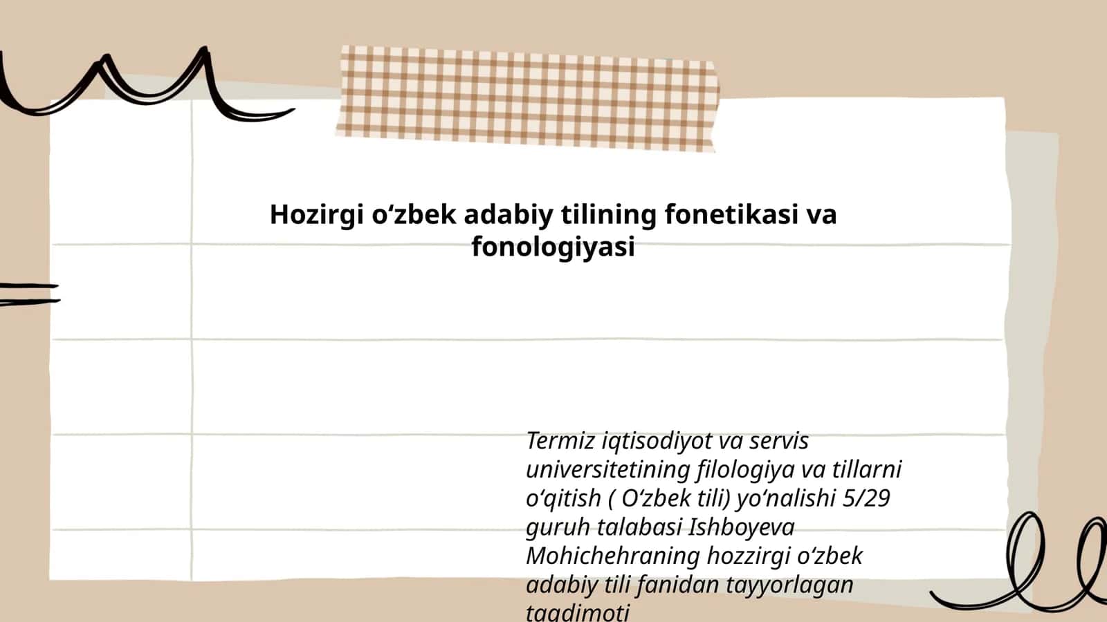 Hozirgi oʻzbek adabiy tilining fonetikasi va fonologiyasi 1