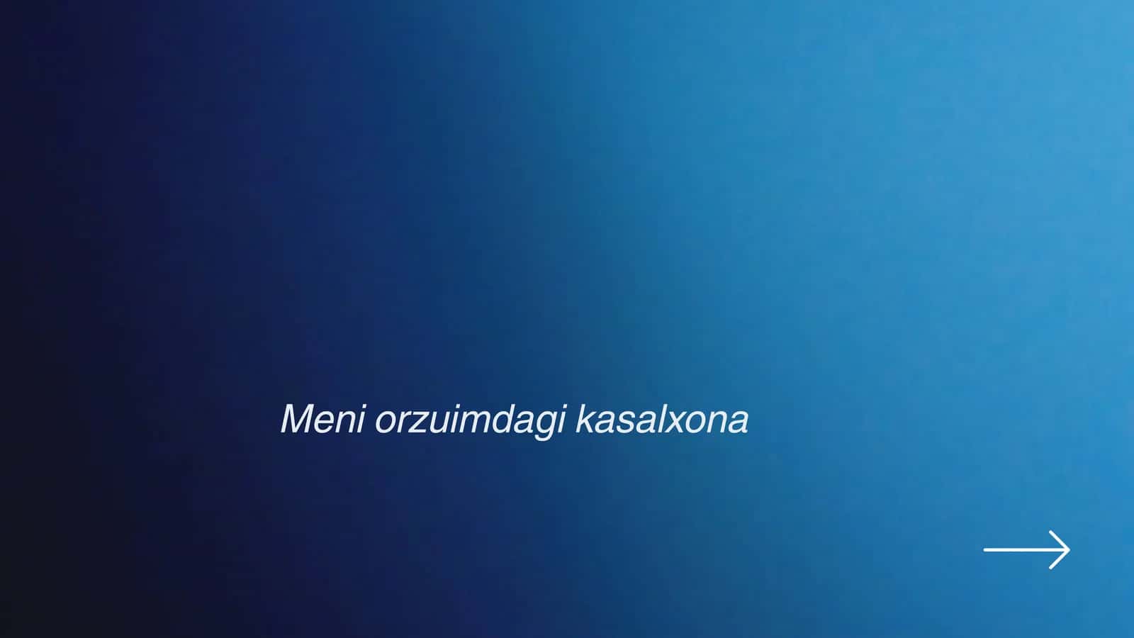 Meni orzuimdagi kasalxona 1