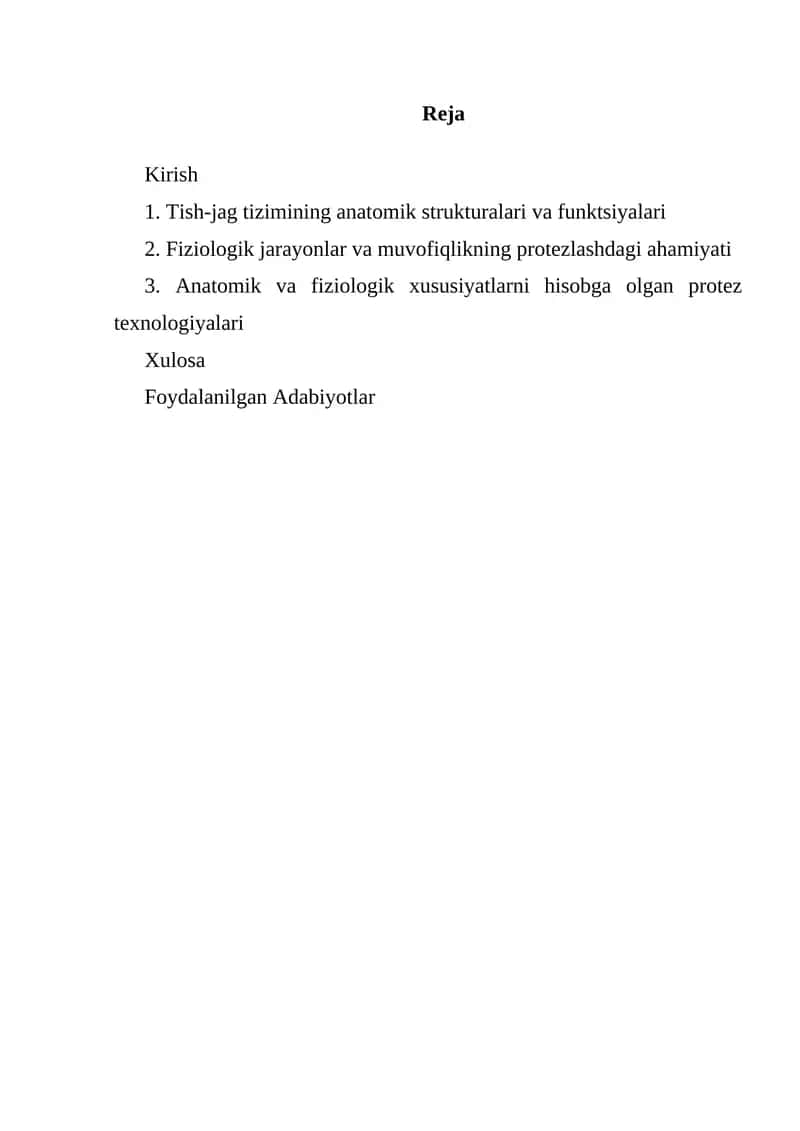 Tish-jag tizimi anatomiyasi va fiziologiyasi 1