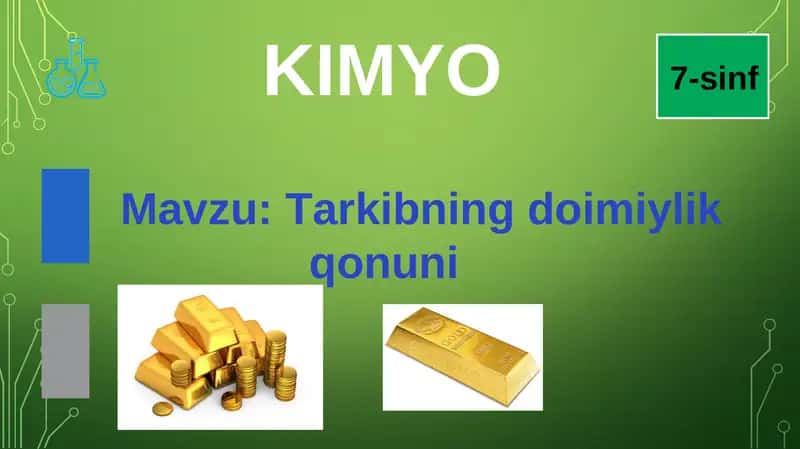 Tarkibning doimiylik qonuni 1