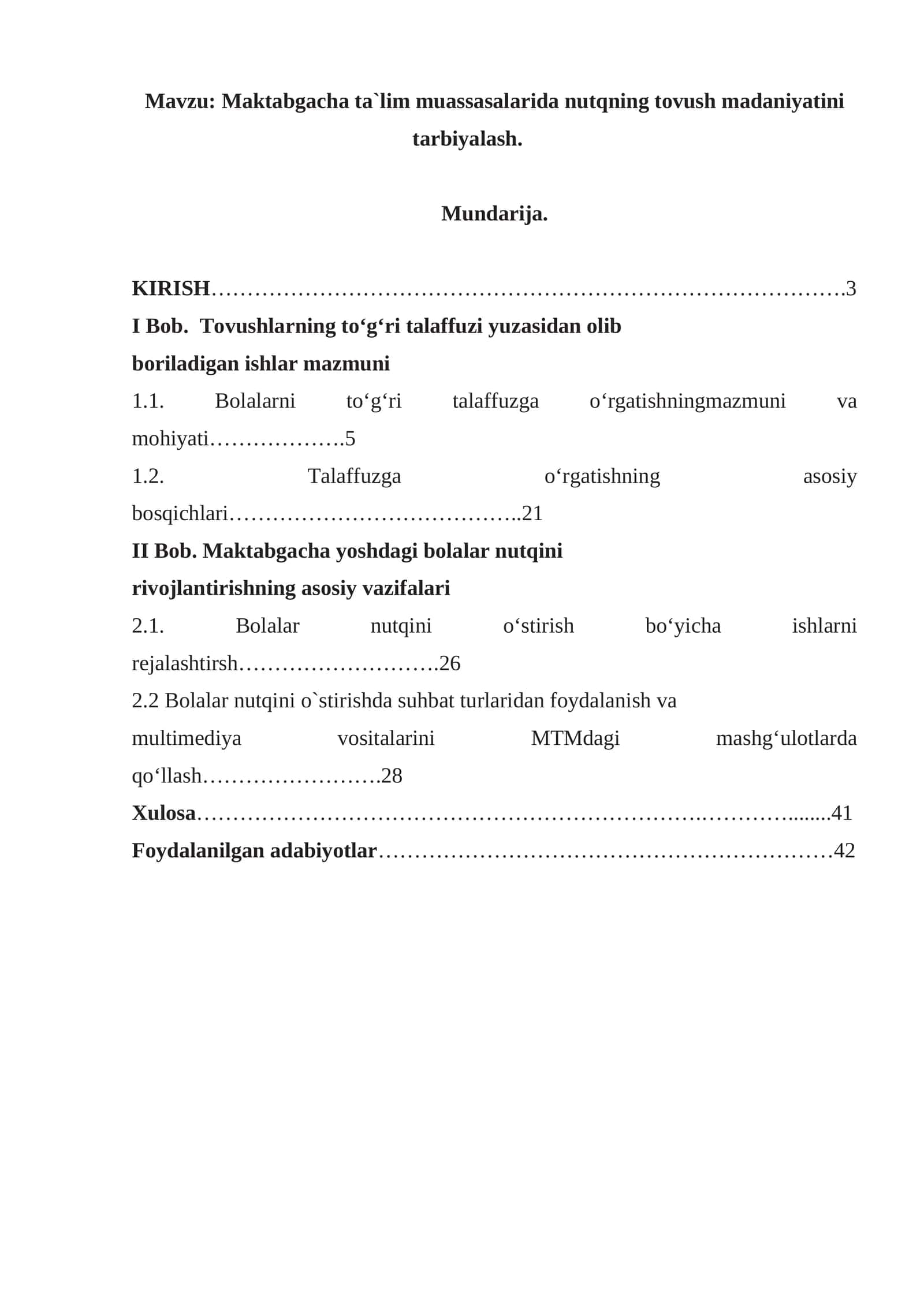Maktabgacha ta`lim muassasalarida nutqning tovush madaniyatini tarbiyalash 1