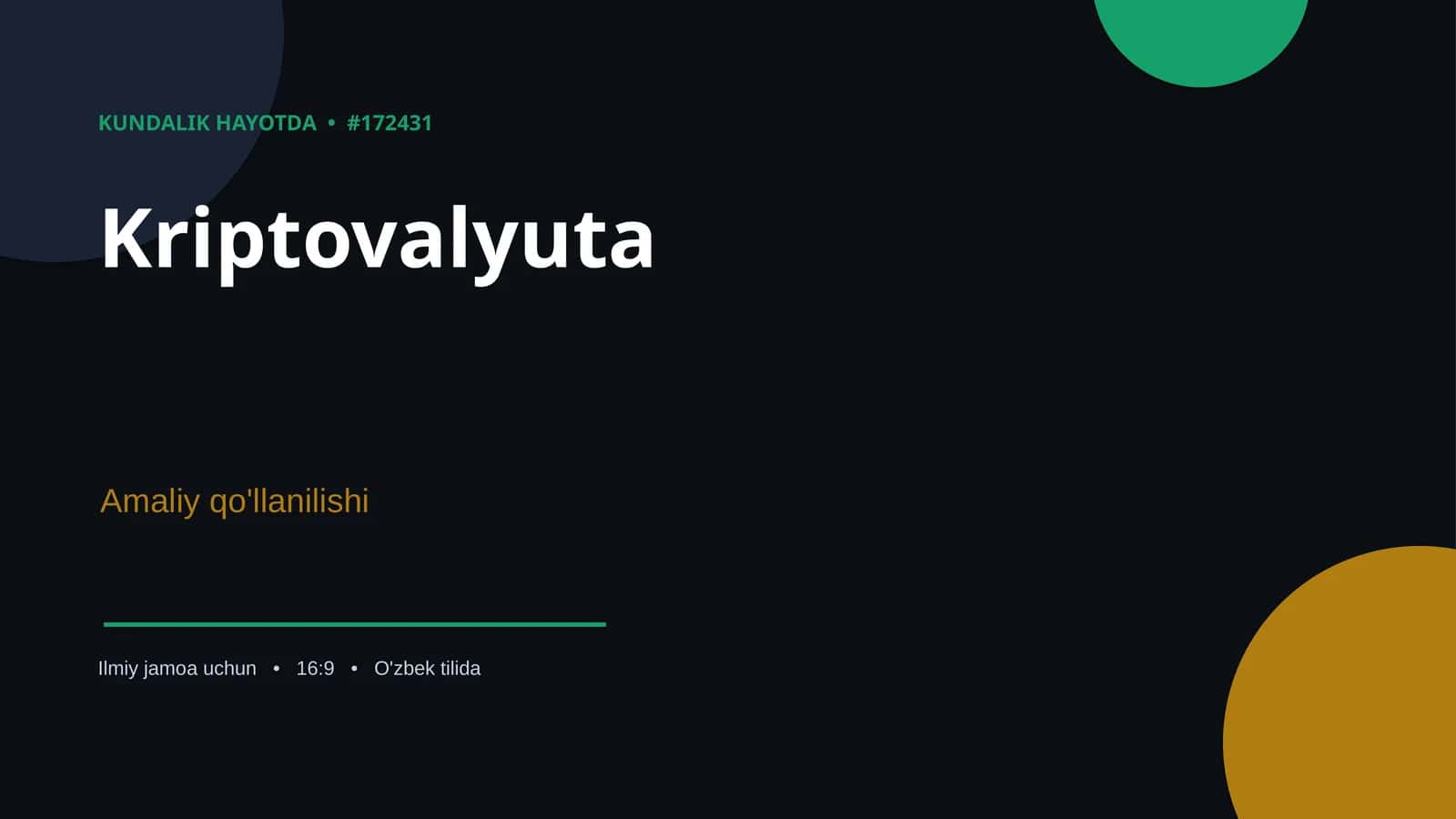 Kriptovalyuta 1