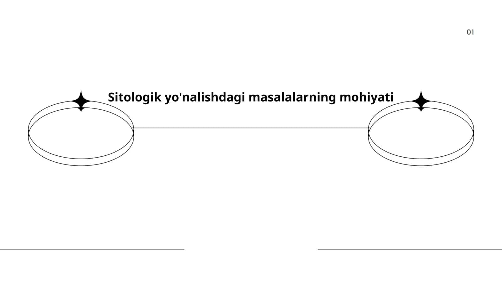 Sitologik yo'nalishdagi masalalarning mohiyati 1