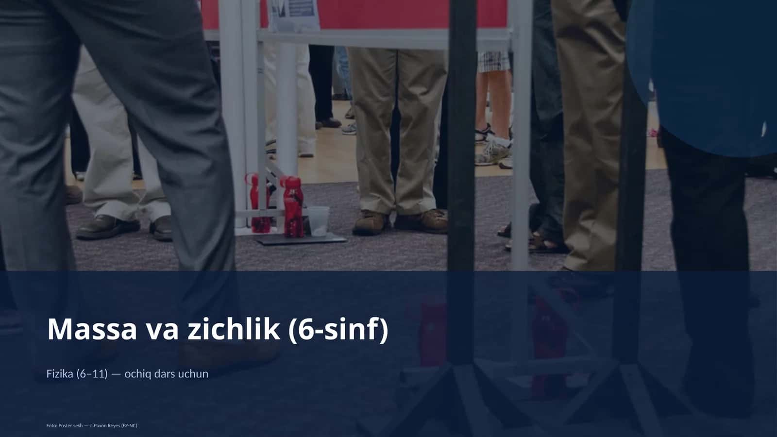 Massa va zichlik (6-sinf) 1