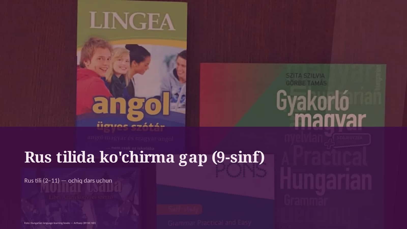 Rus tilida ko'chirma gap (9-sinf) 1