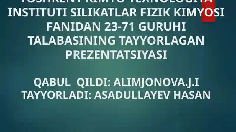 AL2O3 - SIO2 SISTEMASINING HOLAT DIAGRAMMASI
