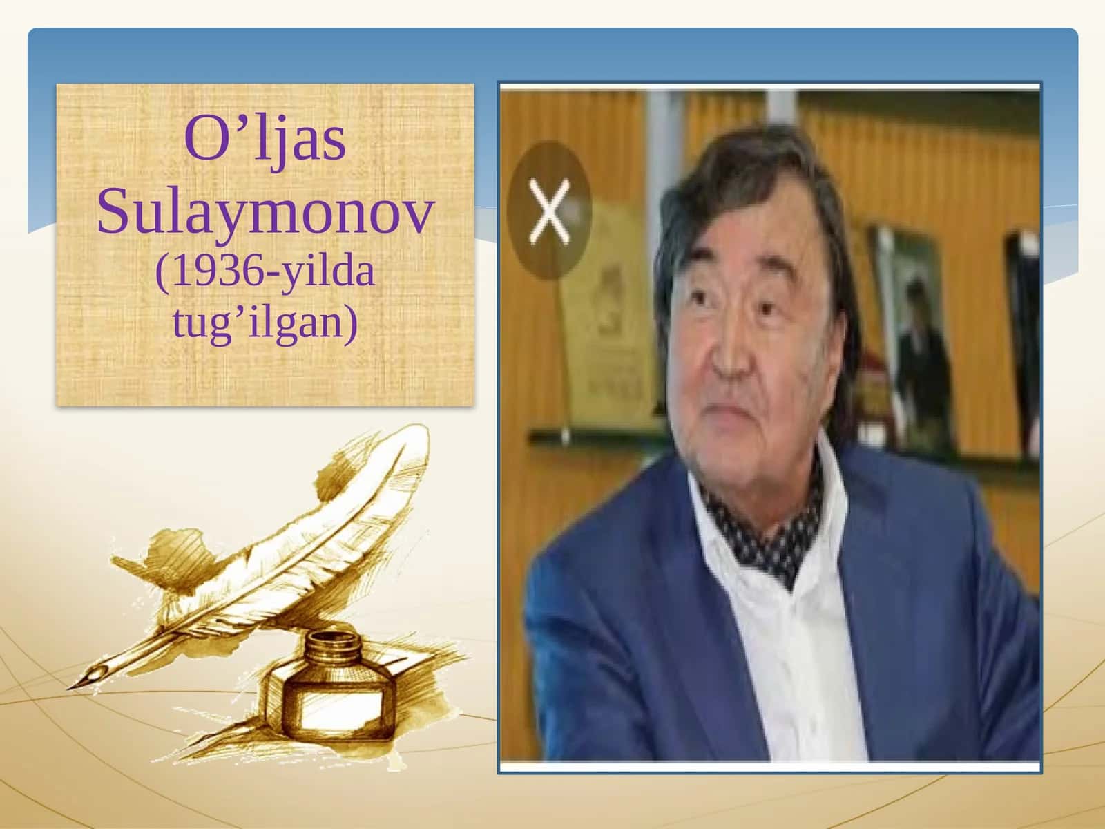 O’ljasSulaymonovning hayoti va ijodi 1