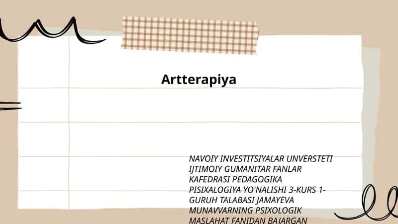 Artterapiya 1