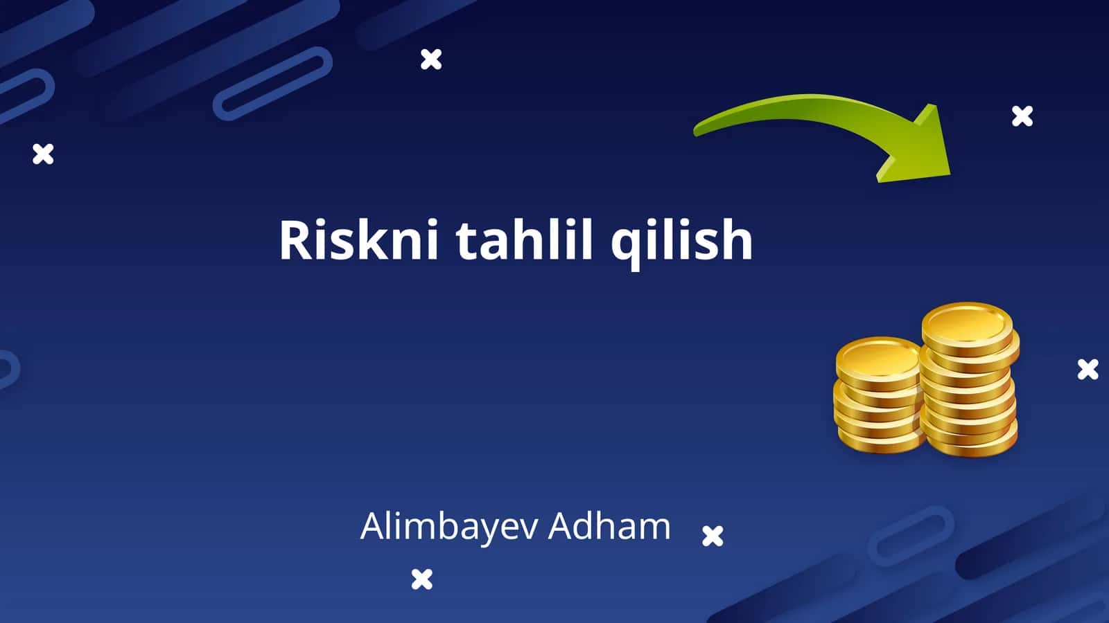 Riskni tahlil qilish 1