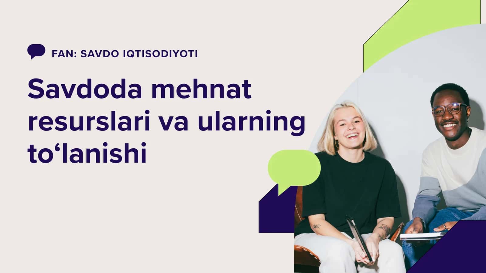 Savdoda mehnat resurslari va ularning to‘lanishi 1
