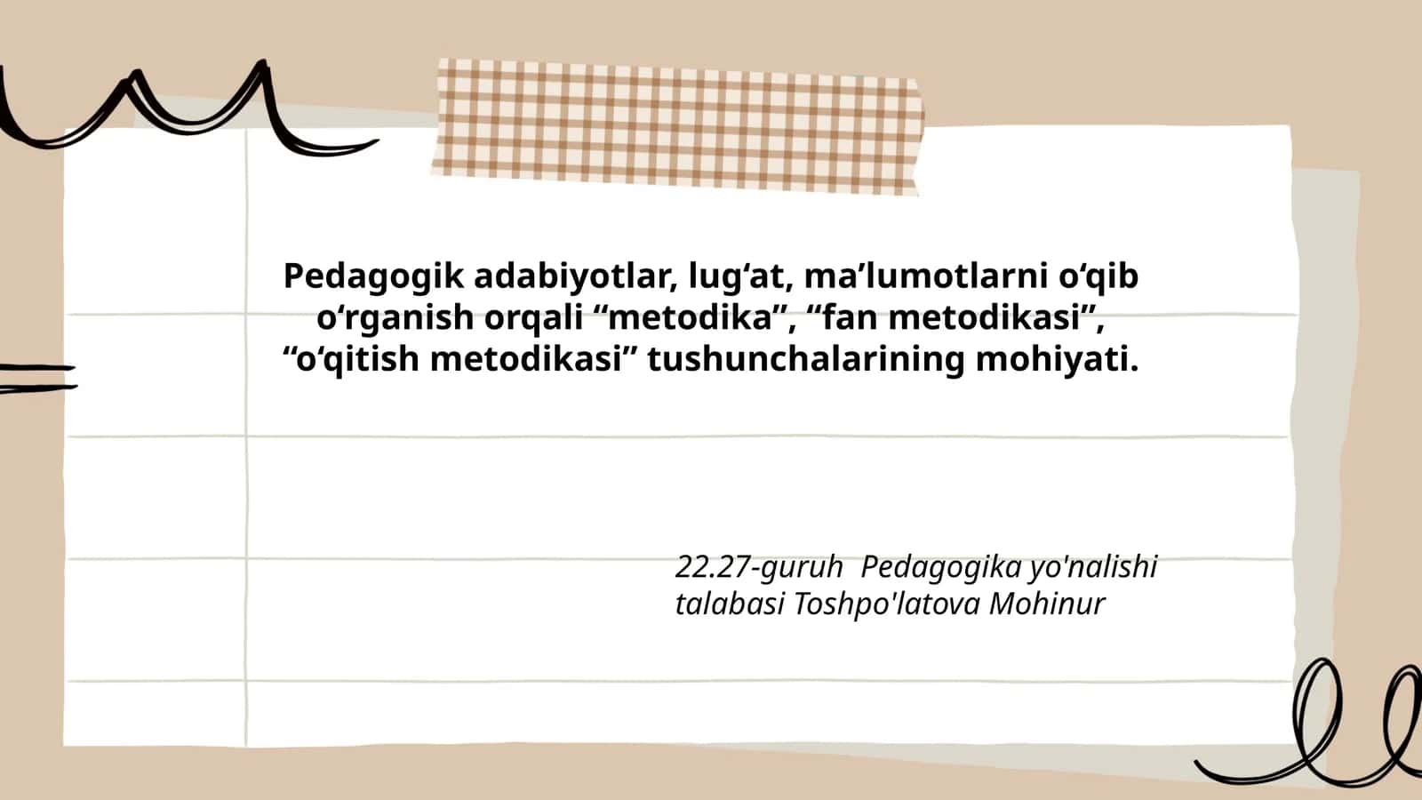Pedagogik adabiyotlar 1