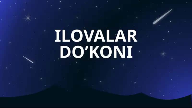 Ilovalar do'koni 1