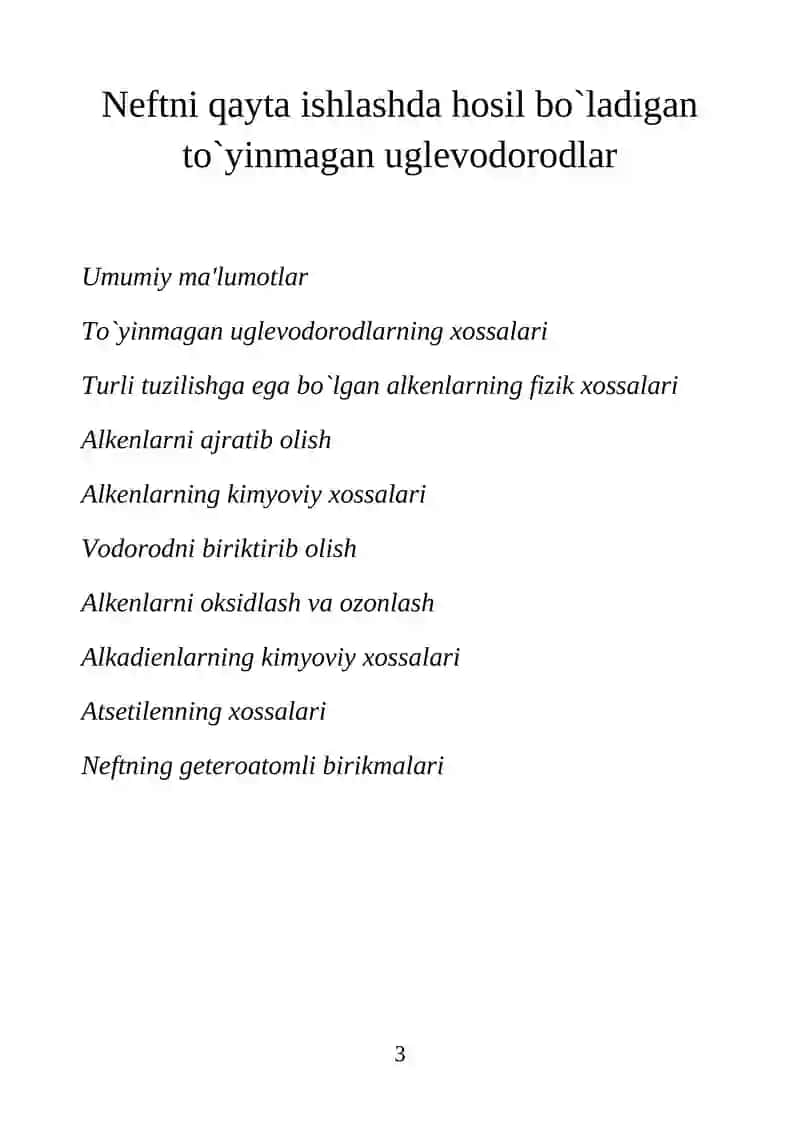 To`yinmagan uglevodorodlar 1