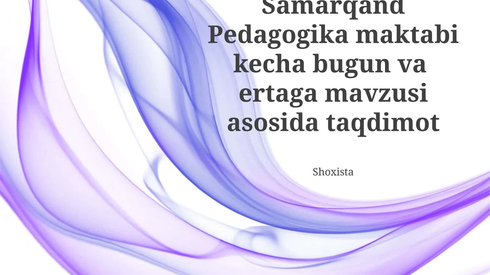 Samarqand Pedagogika Maktabi Tarixi 1