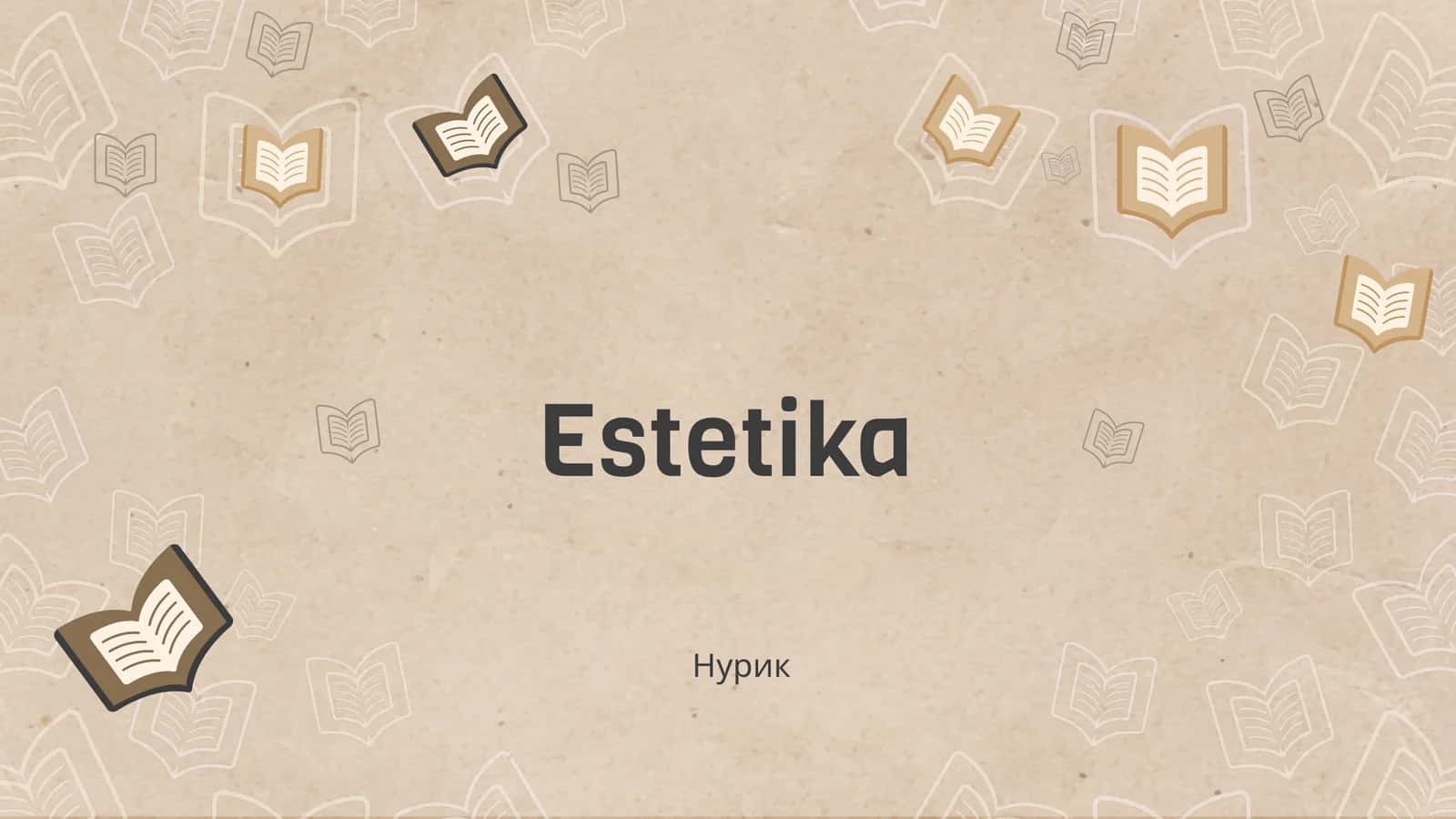 Estetika 1