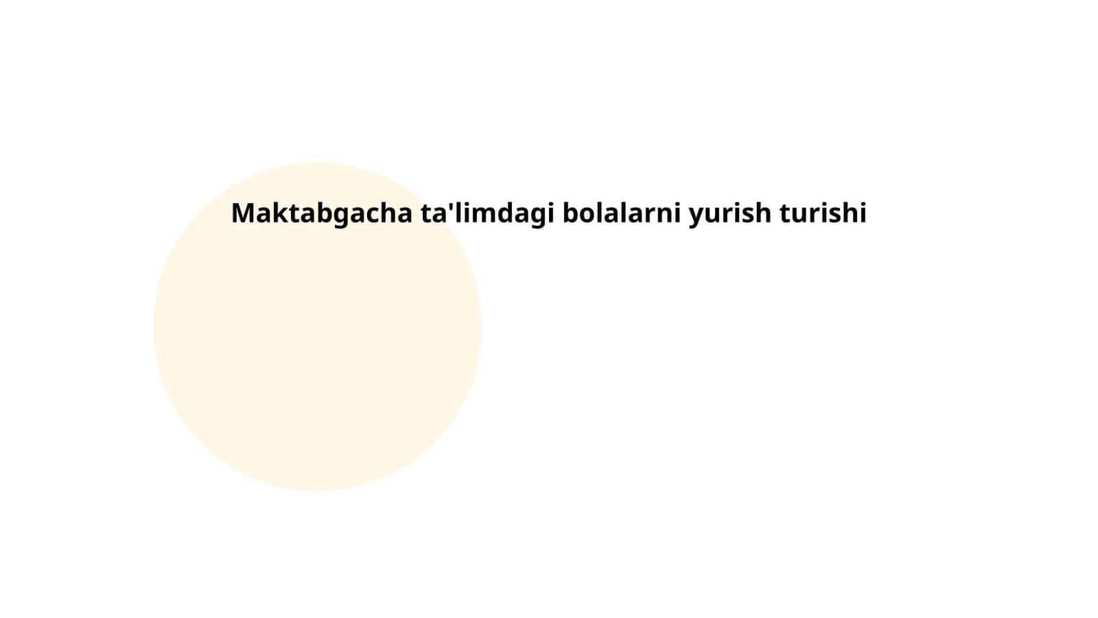 Bolalarda yurish qobiliyatini shakllantirish 1