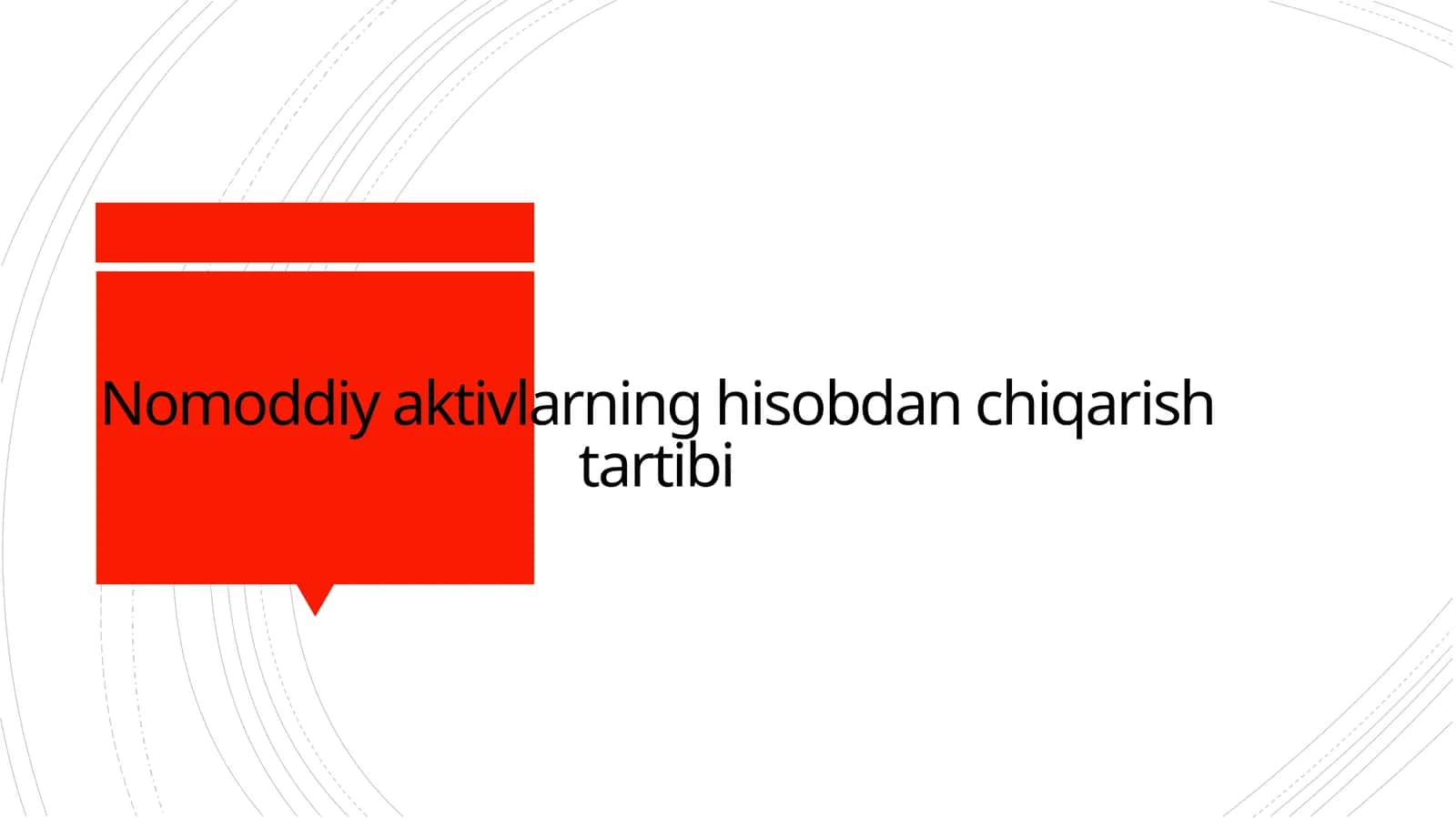 Nomoddiyaktivlarning hisobdanchiqarish tartibi 1