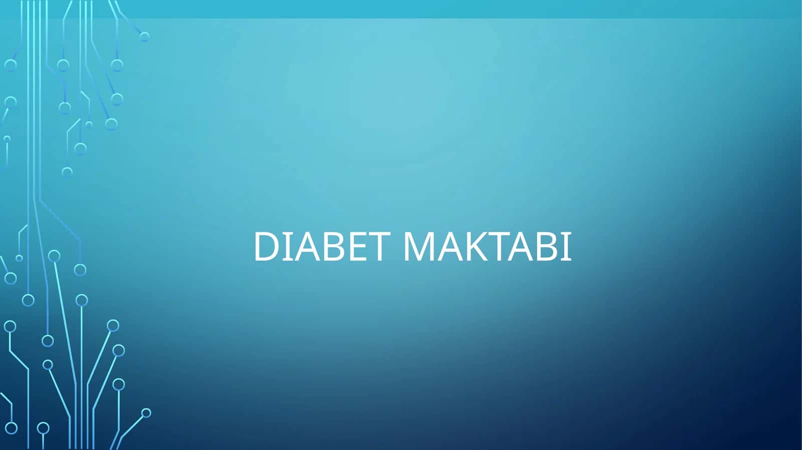 Diabet maktabi 1