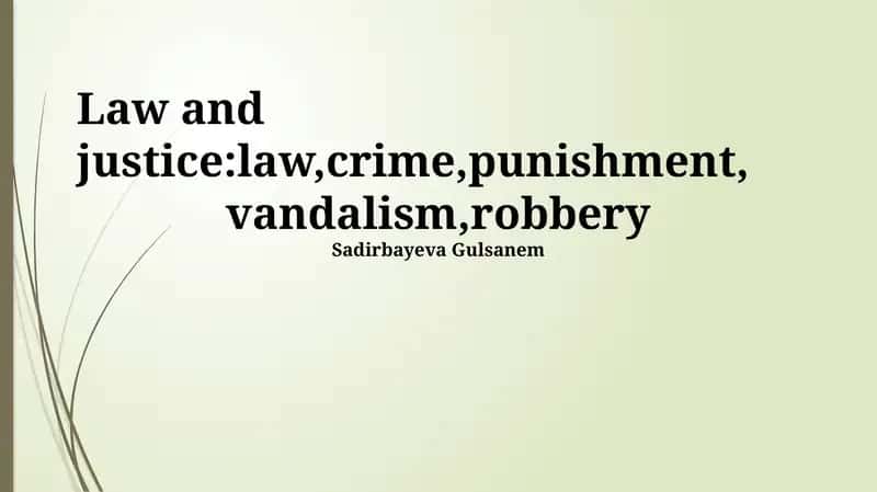 Understanding the Law 1