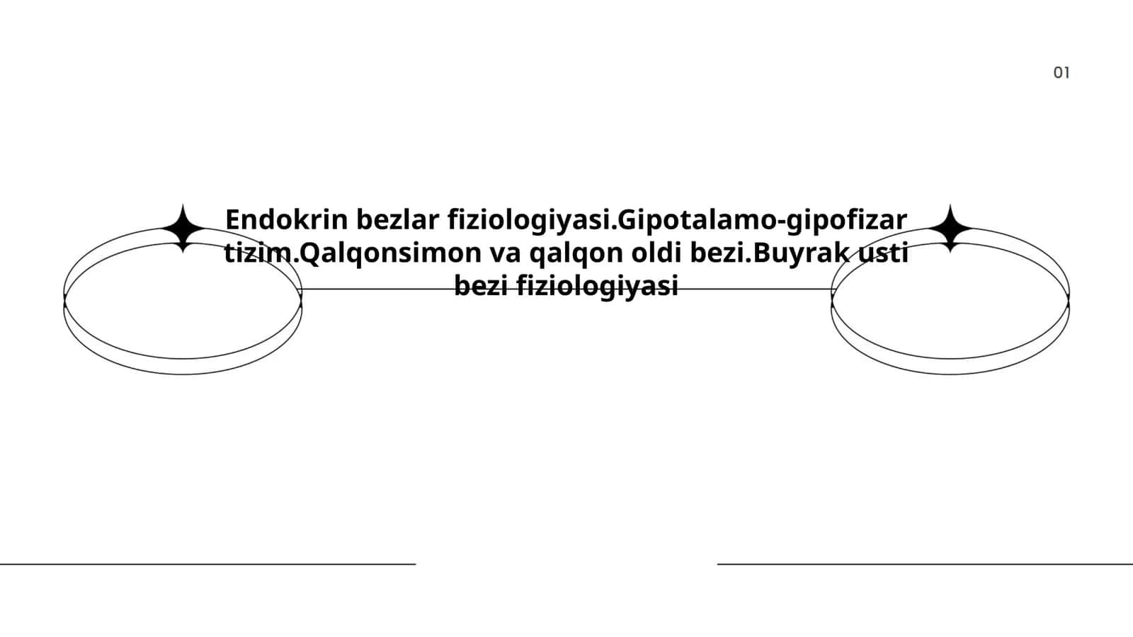 Endokrin bezlar fiziologiyasi.Gipotalamo-gipofizar tizim.Qalqonsimon va qalqon oldi bezi.Buyrak usti bezi fiziologiyasi 1