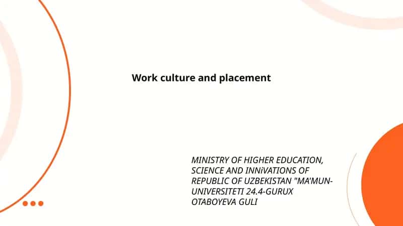 The impact of organizational culture on employee satisfaction 1