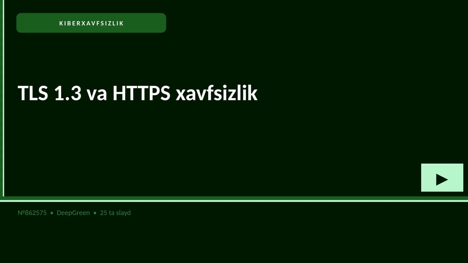 TLS 1.3 va HTTPS xavfsizlik 1