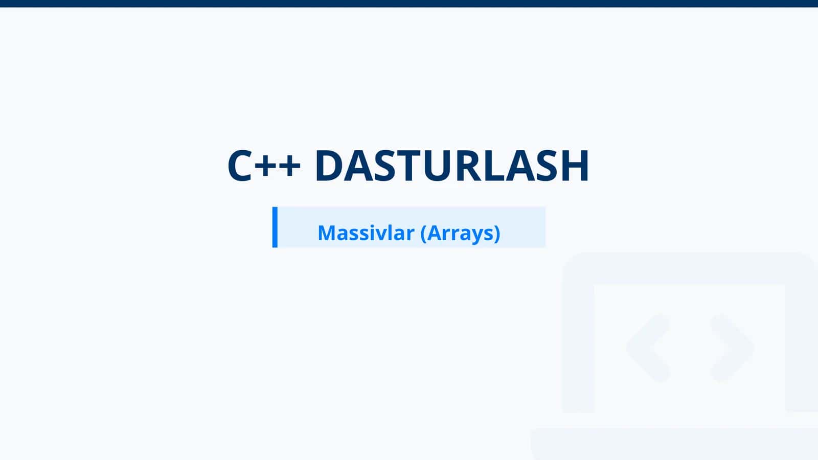 massivlar 1