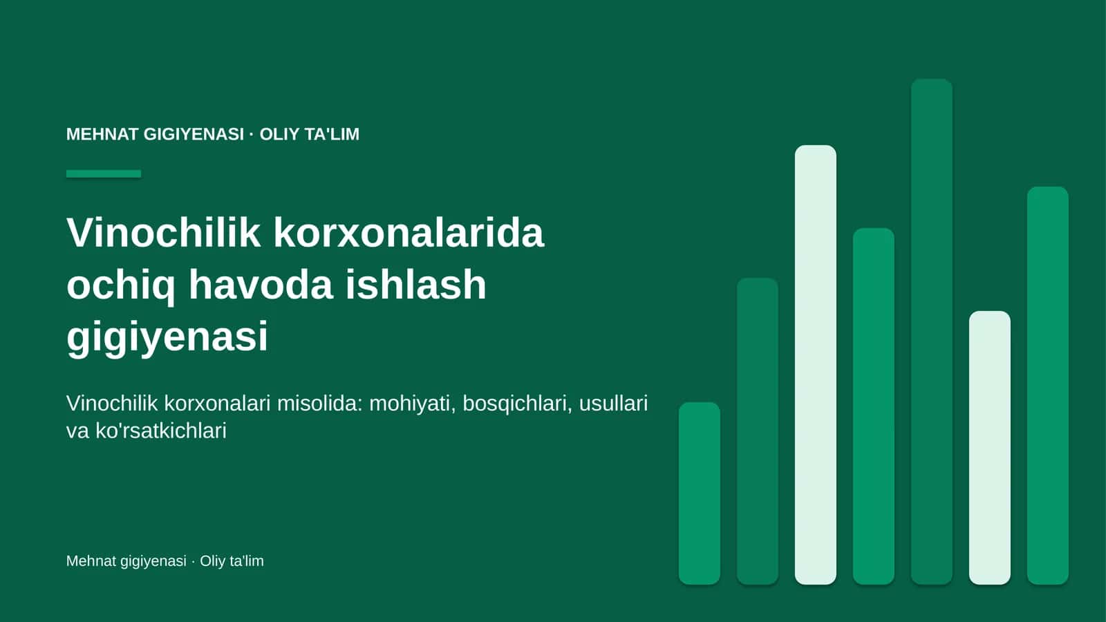 vinochilik korxonalarida ochiq havoda ishlash gigiyenasi 8943 1