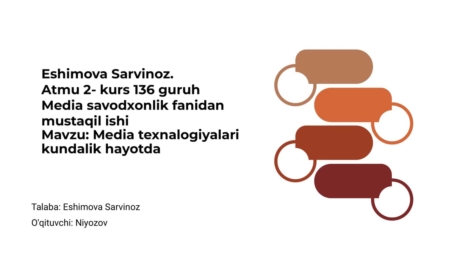 Media texnologiyalari kundalik hayotda 1