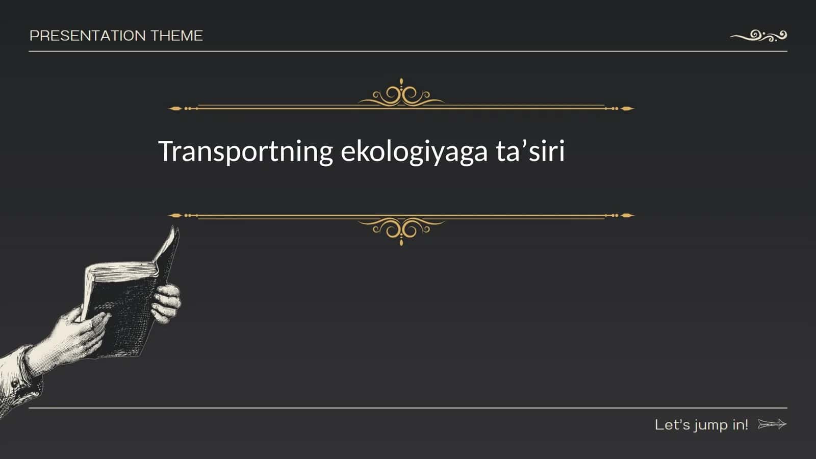 Transportning ekologiyaga ta'siri 1