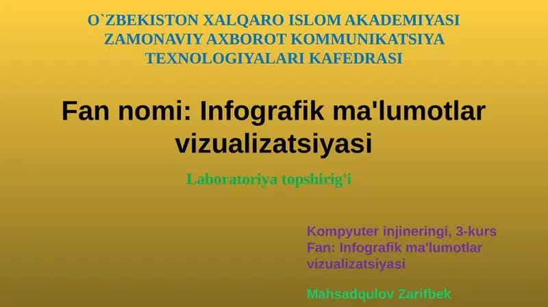 Infografik ma'lumotlar vizualizatsiyasi 1