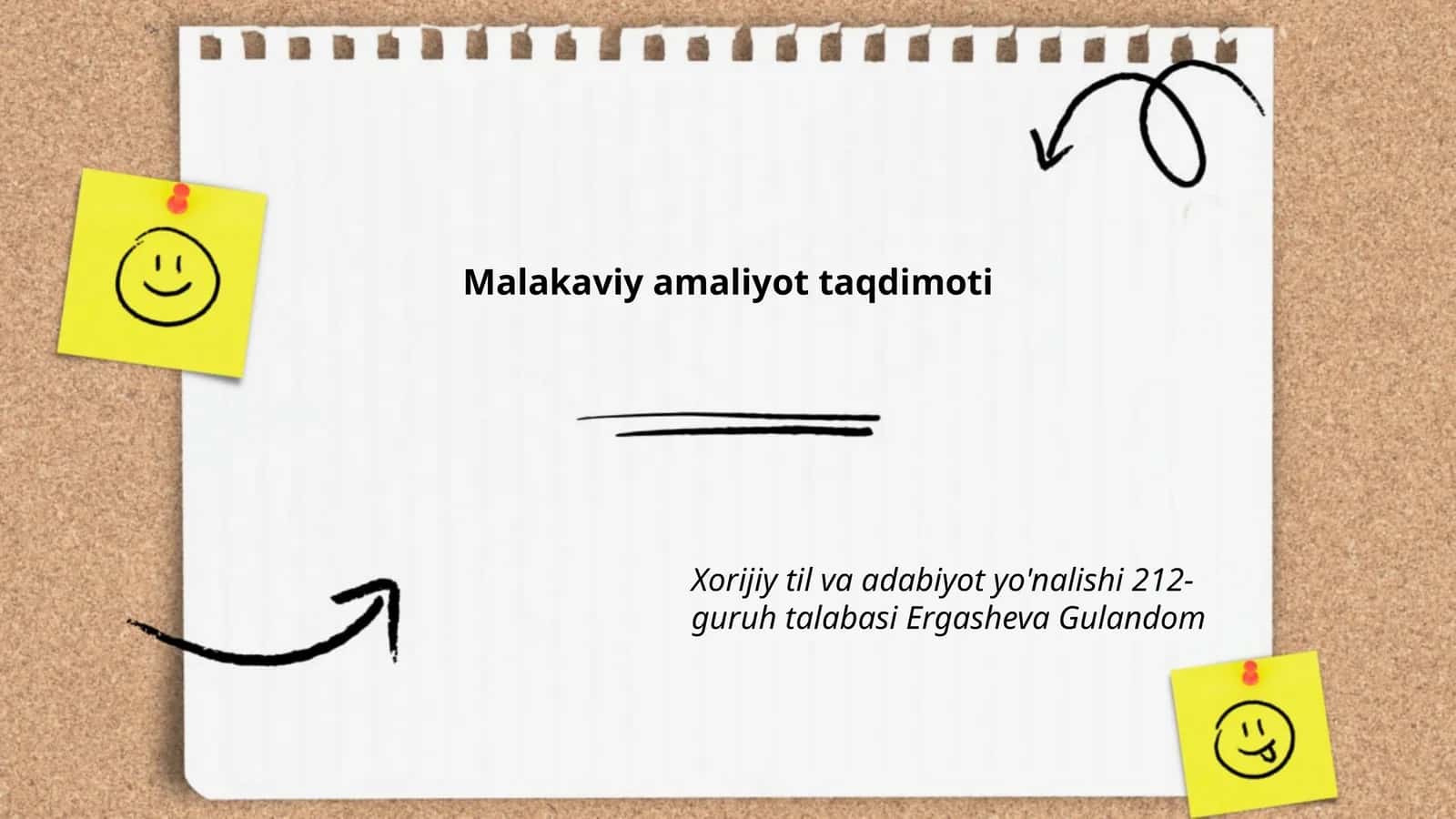Malakaviy amaliyot taqdimoti 1